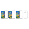 4PACK - 3x 3D ochranné tvrdené sklo na celý displej + priesvitný kryt - iPhone 14 Pro Max