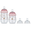 MEPAL MIO 4 ks - výbavička pre novorodenca s antikolikovou fľašou a cumlíkom z kolekcie Fairy Garden