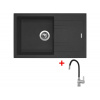 Set Sinks Linea 780 Granblack +Flexia