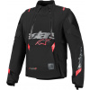 Bunda HALO PRO DRYSTAR XF, ALPINESTARS (černé/tmavě šedé/červené, vel. 4XL)