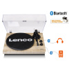 Lenco LBT-188PI Brown/Wood - Hi-Fi gramofon, kovový talíř, raménko s anti-skatingem