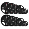 TPC SET SADA OLYMPICKÝCH POLYURETÁNOVÝCH KOTÚČOV 2 x 2,5 - 25 KG CPU - 155KG HMS