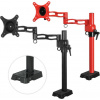 ARCTIC Z1 red - single monitor arm with USB Hub in ORAEQ-MA007-GBA01