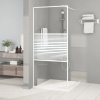 Sprchová zástěna walk-in bílá 90 x 195 cm čiré ESG sklo Bílá 152151
