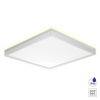 Vonkajšie stropné svietidlo PREZENT CORDIA WHITE SQ 27309 vhodné do kúpeľne
