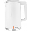 Rýchlovarná kanvica ECG RK 1702 Safe to Touch 1850 W 1,7 l biela