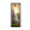 Fototapeta samolepiace dvere vodopády Island 75x205