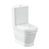 CREAVIT ANTIK WC kombi, spodný/zadný odpad, biela WCSET08-ANTIK