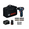 BOSCH Akumulátorový vrtací šroubovák GSR 12V-32 vč. bat a nab. + příslušenství (0.601.9N7.004)