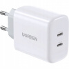 Ugreen nabíjačka 2x USB C 40W biela