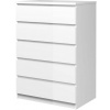 FalcoNabytek Komoda Simplicity 231 bílý lesk