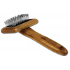 Bamboo Groom kartáč s nerezovými hroty Finišák Malý