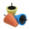 Kraft-Dele Kónické leštiace hubky na ráfiky 150 mm, sada 3 ks – Kraft&Dele KD1592
