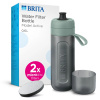 Fill&Go Active filtračná fľaša na vodu 0,6l + 2x microdisc, zelená, 2024 2 ks filtrov microdics v cene balenia