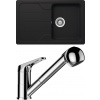 Set Schock S25-7 (dřez Formhaus D-100S Onyx + baterie Cosmo.120 Chrom)