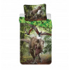 JERRY FABRICS Obliečky Jurský Svět Green micro Polyester mikrovlákno 140 200 70 90