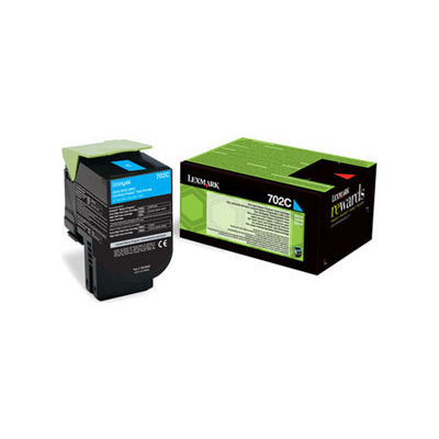 Toner Lexmark CS310/CS410/CS510 702C CYAN 1K