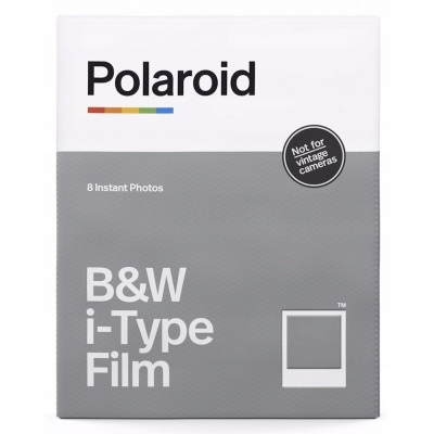 Instantné videá Polaroid B&W i-Type 107 x 88 mm 8 ks