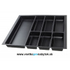 Príborník KRISTALL Classic, pre šírku skrinky 600mm (rozmer 504 x 474mm - čierna)