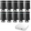 Termostatická hlavica SMART Zigbee 3.0 Tuya 10x+ bezdrôtová HUBová brána