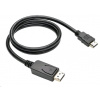 C-TECH kabel DisplayPort/HDMI, 1m, černý CB-DP-HDMI-10