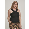 Women's Cross Top Black čierna S Urban Classics 4053838427941