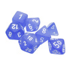 Sada kociek na RPG: Chessex - Blue White Frosted (7 ks)