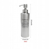 Dávkovač mydla - Striebro-350 ml dispenzer mydla z nehrdzavejúcej ocele (Dávkovač mydla - Striebro-350 ml dispenzer mydla z nehrdzavejúcej ocele)
