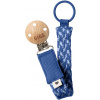 BIBS Paci Braid klip na cumlík - Cornflower / Dusty Blue