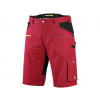 Pracovné montérkové kraťasy CXS STRETCH, pánske, červeno-čierne Farba: Červeno-čierna, Veľkosť: 62