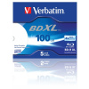 Verbatim Blu-ray BD-R XL 100GB 4x jewel box, 5ks/pack
