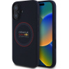 Red Bull Silicone Red Ring MagSafe Zadný Kryt pre iPhone 16 Plus Navy