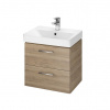 CERSANIT - SET B280 LARA MILLE SLIM 60 (SKRINKA + UMÝVADLO) ORECH DSM (S801-319-DSM)