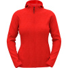 Stedman Bunda s kapucí Lux Knit Fleece Jacket Women na zip, pletená, fleecová, dámská COT055560aoi04-scarlet red XL Červená scarlet melír