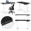 ModernHome Elektrický písací stôl 120x60 cm - výškovo nastaviteľný 72-117 cm ModernHome