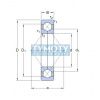 SKF QJ 213 MA/C3 čtyřbodové ložisko