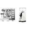 Rocket Espresso Appartamento, white + Eureka Mignon Silenzio, CR white