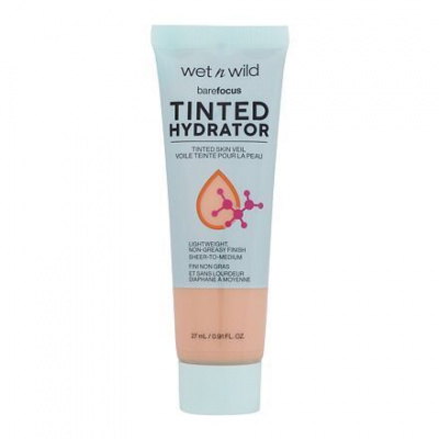 Wet n Wild Bare Focus Tinted Hydrator rozjasňující a hydratační make-up 27 ml odstín Light Medium