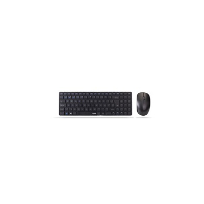 RAPOO set klávesnice a myš 9300M Wireless Multi-Mode Slim Mouse and Ultra-Slim Keyboard Black 6940056184627