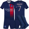 Basketbalová súprava - Mbappe 7 psg futbalové oblečenie a gaiters 128 cm (Mbappe 7 psg futbalové oblečenie a gaiters 128 cm)