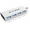 ICY BOX IB-AC6104 USB 3.2 Gen 1 (3.1 Gen 1) Type-A 5000 Mbit/s Biela (IB-AC6104)