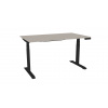 BalanzaDesk PRO Šedá, čierna podnož, elektrický výškovo nastaviteľný stôl Veľkosť stolovej dosky: XL - 180x80cm +50€, Bezdrôtová nabíjačka - neviditeľná pod stolovou doskou: Je súčasťou stola +50€