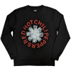 Crewneck Red hot chili peppers - Scribble Asterisk Čierna XXL