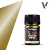Vallejo 70.795 Liquid Metal Zlatá vysokolesklá airbrush farba 35 ml (70.795 VALLEJO LIQUID METAL GREEN GOLD / ORO VERDE)