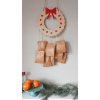 Vianočný adventný kalendár, veniec, preglejkový základ (Vianočný adventný kalendár, veniec, preglejkový základ)