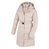 Husky Nerine dámský hardshellový plněný kabát beige Velikost: XL