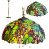 Tiffany luster Premium s troma retiazkami Ø42 WINE OVAL