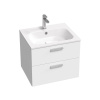 Ravak Chrome skrinka 60x49x50 cm závesná kúpeľňová skrinka pod umývadlo biela X000001772