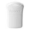 Apacer USB flash disk, USB 2.0, 64GB, AH116, biely, AP64GAH116W-1, USB A, s krytkou