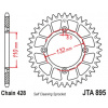 duralová rozeta JTA895.48, JT (48 zubov) HUSQVARNA TC 85 17/14, TC 85 19/16, KTM